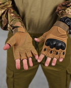 Перчатки беспалые outdoor tactics с защитой coyot 0 XXL - изображение 3