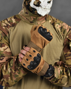 Перчатки беспалые outdoor tactics с защитой coyot 0 XXL - изображение 5