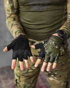 Тактичні рукавиці mechanix mpact® fingerless oliva gloves 0 M - зображення 4