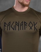 Тактическая потоотводящая футболка oblivion tactical ragnarok олива XXL - изображение 3