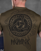 Тактическая потоотводящая футболка oblivion tactical ragnarok олива XXL - изображение 7