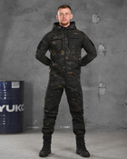 Тактический костюм poseidon в черный мультикам 0 L - изображение 2