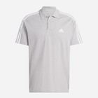 Koszulka polo męska Adidas M 3S PQ PS IJ6251 S Szare (4066753872918) - obraz 5