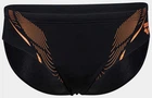Плавки-сліпи для хлопців Arena SWIM BRIEFS GRAPHIC чорний, помаранчевий Діти 116 см