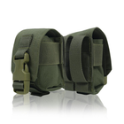 Тактический Подсумок под 1 гранату Ф-1 або РДГ-5 KIBORG GU Single Mag Pouch Khaki