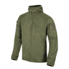 Кофта флисовая Helikon-Tex Alpha Hoodie Jacket Grid Fleece Olive M - изображение 1