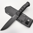 Нож тактический "Пехотинец" черный (kn40) - изображение 4