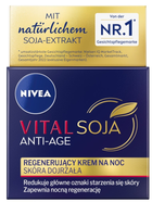 Krem do twarzy na noc Nivea Vital Soja Anti-Age regenerujący 50ml (4006000054919) - obraz 1