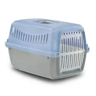 Переноска GIPSY XS SMALL Light Blue для котів і собак до 4 кілограмів з пластиковими дверима, 39x26x25 см 276477