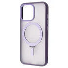Чехол противоударный с подставкой MagSafe VVave Premium Attraction Case with Magnetic Ring для Apple iPhone 14 (6.1") Purple