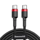 Кабель Baseus Cafule USB Type-C to USB Type-C 60W Power Delivery 1 м Black/Red (CATKLF-GA91)