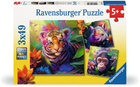 Пазл Ravensburger Jungle Babies 3 x 49 елементів (4005556057351) - зображення 1
