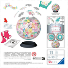 3D Puzzle Ravensburger Squishmallows Ball 72 elementy (4005556115839) - obraz 3