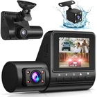 Видеорегистратор в автомобиль с камерой заднего вида Podofo W8109, 3 камеры, FullHD