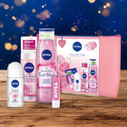 Zestaw Nivea You Got This Antyperspirant w kulce 50 ml + Żel pod prysznic 300 ml + Pomadka do ust 4.8 g + Pianka do twarzy 150 ml + Kosmetyczka (9005800363554) - obraz 8