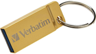 Pendrive Verbatim Metal Executive 32GB USB 3.0 Gold (0023942991052) - obraz 1