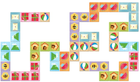 Gra planszowa Sassi Play & Learn Domino Figury (9788830312012) - obraz 4