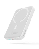 Павербанк з бездротовою зарядкою Qi 15W Baseus Magnetic Mini Air 10000mAh 20W 2в1 QC3.0+PD3.0 (P10059001223-00) White