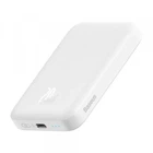 Павербанк с беспроводной зарядкой Qi 15W Baseus Magnetic Mini 10000mAh 20W 2в1 QC3.0+PD3.0 (PPCX070002) White