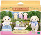 Набір фігурок Sylvanian Families Flora Rabbit Family з аксесуарами 5 шт (5054131057353) - зображення 1