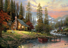 Пазл Schmidt Spiele Thomas Kinkade Chalet in the Woods 48.1 x 34.1 см 500 деталей (4001504584559) - зображення 2