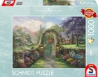 Puzzle Schmidt Spiele Thomas Kinkade Hummingbird Cottage 69.3 x 49.3 cm 1000 elementów (4001504599409) - obraz 1