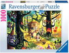 Puzzle Ravensburger Lions Tigers Bears Oh My 69 x 49 cm 1000 elementow (4005556165667) - obraz 1