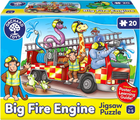 Пазл Orchard Toys Big Fire Engine 30 х 23 см 20 деталей (5011863002860) - зображення 1