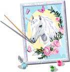 Malowanie po numerach Ravensburger CreArt Classic Unicorn 18 x 24 cm (4005556202683) - obraz 4