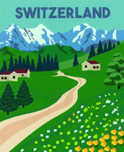 Картина за номерами Ravensburger CreArt Series Trend C Switzerland 24 x 30 см (4005556235360) - зображення 3