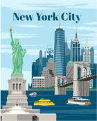 Malowanie po numerach Ravensburger CreArt New York City 24 x 30 cm (4005556236862) - obraz 2