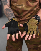 Перчатки тактические беспалые mechanix mpact gloves coyote 00 XXL - изображение 3
