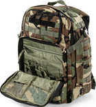 Рюкзак тактичний 5.11 Tactical "RUSH24 2.0 Woodland Backpack 56563WL-938[1358] Woodland (888579655391) - зображення 7