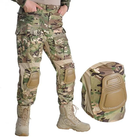 Військові тактичні штани Han Wild G3 з наколінниками бойові штани військові штани ВСУ Multicam мультикам Розмір S - зображення 4