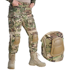 Військові тактичні штани Han Wild G3 з наколінниками бойові штани військові штани ВСУ Multicam мультикам XL - зображення 5