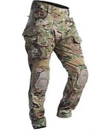 Військові тактичні штани Han Wild G3 з наколінниками бойові штани військові штани ВСУ Multicam мультикам L - зображення 7