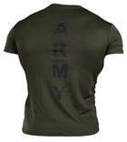 Футболка тактическая Klost Military из ткани CoolPass, "ARMY", олива, S - изображение 3