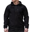 Куртка-ветровка тактическая Double weave Falcon цвет черный, 54 - изображение 1