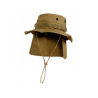 Панама Sturm Mil-Tec British Boonie Hat with Neck Flap R/SM Coyote - зображення 10