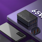 Ładowarka sieciowa ColorWay Power Delivery 2 USB-A + 2 USB TYPE-C 65W Black (CW-CHS040PD-BK) - obraz 8