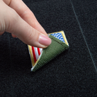 Набір шевронів 2 шт. на липучці Прапор США, вишитий патч нашивка 5х8 см - зображення 10