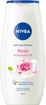 Zestaw dla kobiet Nivea Rose Care Żel pod prysznic 250 ml + Antyperspirant w sprayu 150 ml (9005800363615) - obraz 3