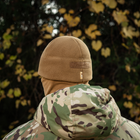 Шапка M-Tac Watch Cap Elite фліс (320г/м2) з липучкою Coyote Brown L - зображення 11