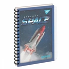 Записна книга блокнот YES Space В6 144 аркушів клітинка пласт. обкладинка подвійна cпіраль (681897)