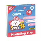 Пластилін 10 кольорів 200г "Line Friends" YES (540664)