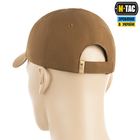 Бейсболка M-Tac Elite Flex ріп-стоп Coyote Brown XS - зображення 3