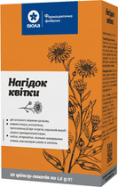 Упаковка фіточаю Віола Нагідок квітки 20 пакетиків по 1.5 г x 2 шт (4820241313501) - зображення 2
