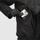Тактична зимова куртка UATAC Black RipStop Climashield Apex L - изображение 5