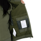 Жіноча куртка Stalker SoftShell Олива (7441), XXL - изображение 7
