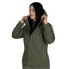 Жіноча куртка Stalker SoftShell Олива (7441), XL - зображення 1